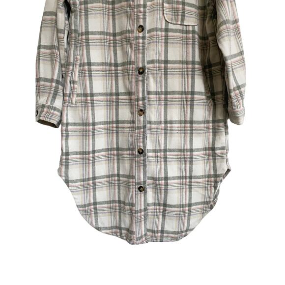 Wishlist Apparel Violet Plaid Shacket Jacket L - Picture 15 of 15